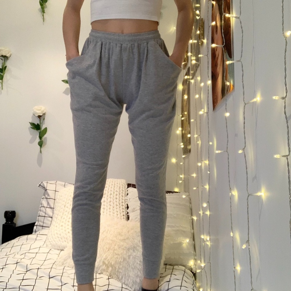 Free People Gray Joggers